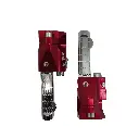 Posapies Traseros Yamaha BWS 125 Aluminio Rojo