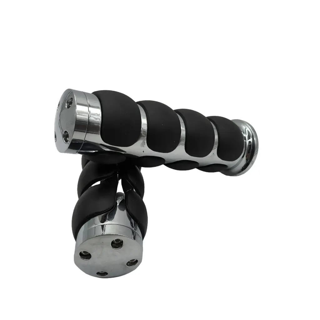 Puños 7/8 Chopper Cromados Metalicos Bufalo