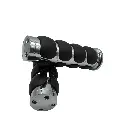 Puños 7/8 Chopper Cromados Metalicos Bufalo