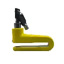 Candado de Disco Amarillo 10mm