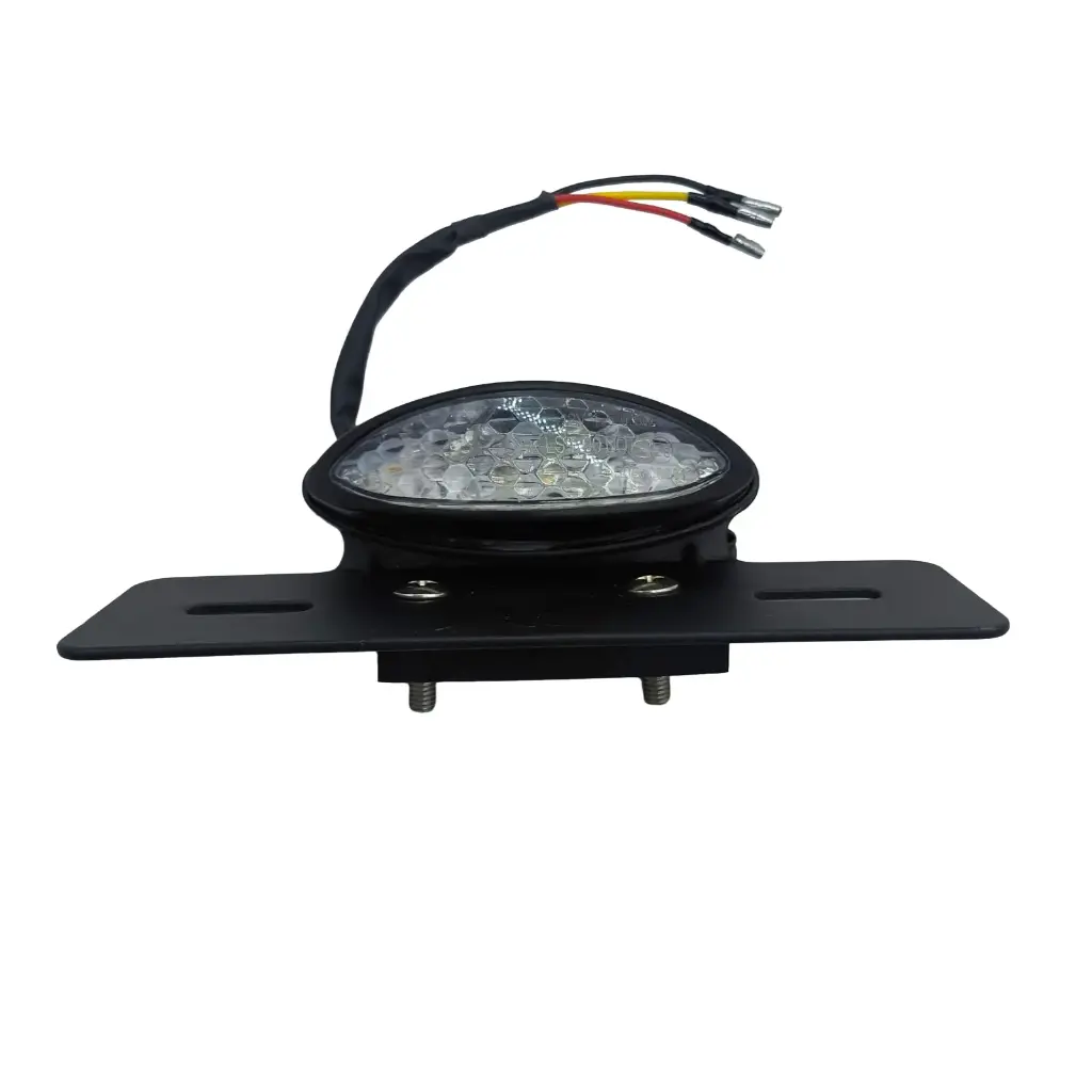Calavera Trasera Stop LED Ovalada Transparente