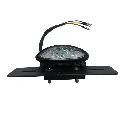 Calavera Trasera Stop LED Ovalada Transparente