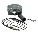 Piston Y Anillos "Kaizen" P/B Pulsar Ns160 Std