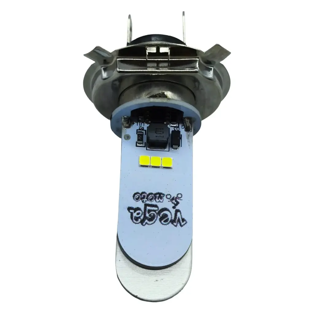 Foco H4 6 Leds Placa Plana Alto Brillo