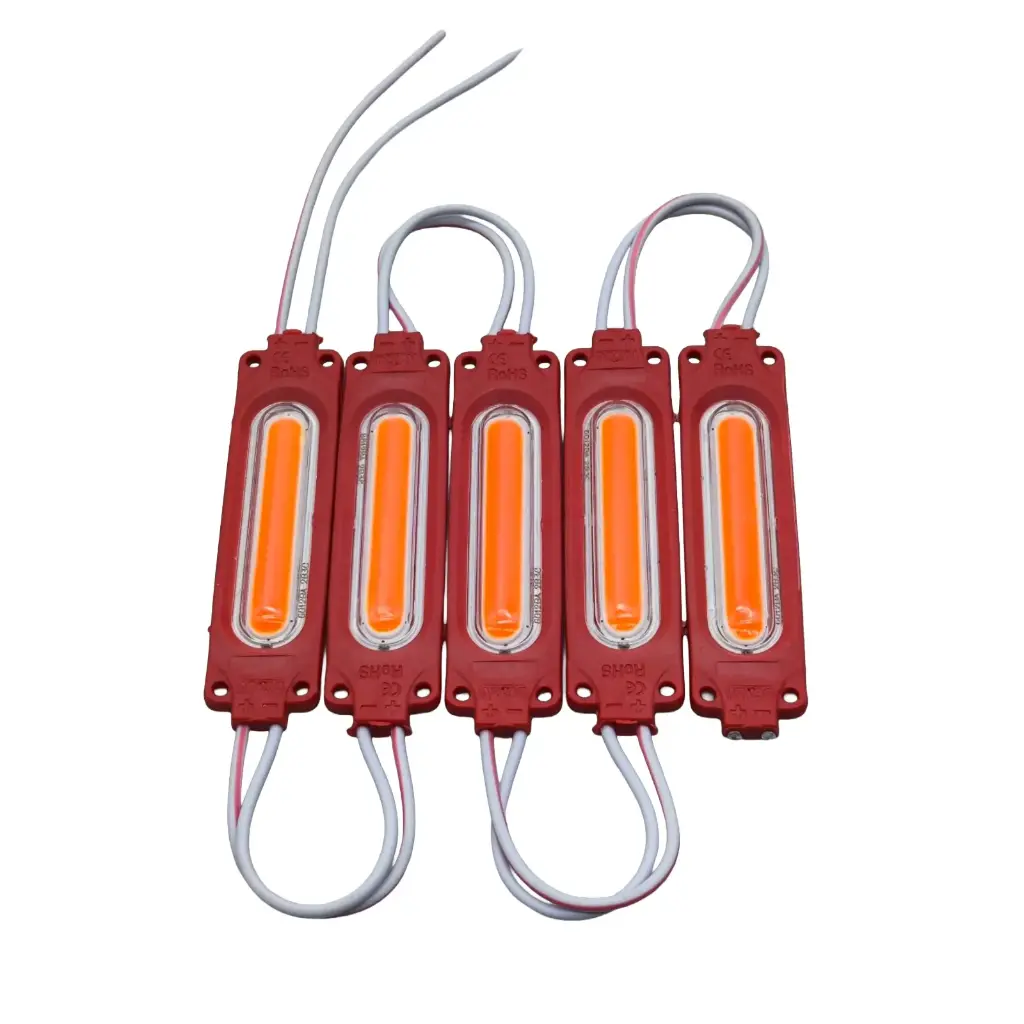 Modulo Led Cob 12v Rojo Superbrillante