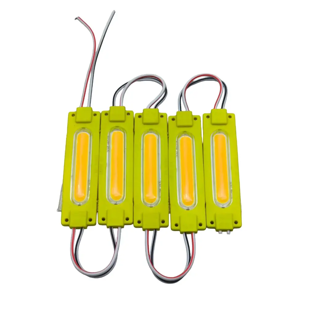 Modulo Led Cob 12v Ambar Superbrillante