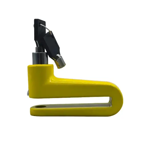 [ZM-CA-005] Candado de Disco Amarillo 10mm