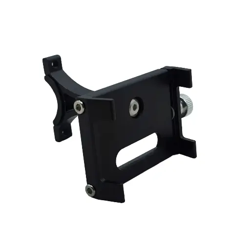 [ZM-UN-012] Porta Celular Aluminio Universal Negro