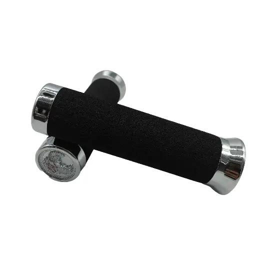 [PU-UN-024] Puños Esponja Tapa Cromada Honda GoldWing 1500 Largos 150mm