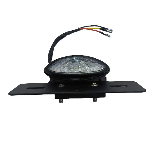 [FP-UN-003] Calavera Trasera Stop LED Ovalada Transparente