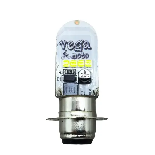 [ZL-FO-024] Foco 8 Led Placa Ultra Brillante 12v H6 P15D Italika Yamaha Honda
